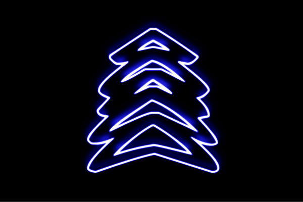 ネオン　ツリー29　tree　木　き　森　植物　クリスマス　アイコン　ネオンライト　電飾　LED　ライト　サイン　neon　看板　イルミネーション　インテリア　店舗　ネオンサイン　アメリカン雑貨　おしゃれ｜ＡＯＩデパート