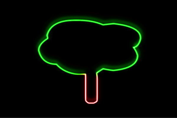ネオン 天然木31 tree 木 き 森 草木 クリスマス アイコン ネオンともし火 電飾 LED ともし火 顕われ neon 貼り出し 照明 室内装飾 バス発着場 ネオンサイン アメリカン雑貨 今めかしい