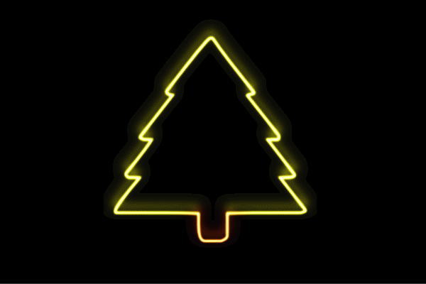 ネオン 天然木34 tree 木 き 森 草木 クリスマス アイコン ネオンともし火 電飾 LED ともし火 顕われ neon 貼り出し 照明 室内装飾 バス発着場 ネオンサイン アメリカン雑貨 今めかしい