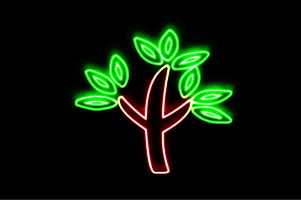 超お買い得 ネオン ツリー 45 リーフ 葉っぱ Tree 木 き 森 山 アイコン ネオンライト 電飾 Led ライト サイン Neon 看板 イルミネーション インテリア 店舗 ネオンサイン アメリカン雑貨