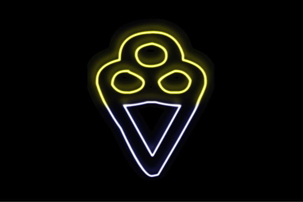 ネオン　アイスクリーム26　ソフトクリーム　ICE CREAM　アイス　カフェ　アイコン　ネオンライト　電飾　LED　ライト　サイン　neon　看板　イルミネーション　インテリア　店舗　ネオンサイン　アメリカン雑貨　おしゃれ