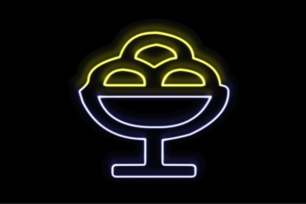 ネオン クリーム27 ソフトクリーム ICE CREAM 内燃機関 喫茶店 アイコン ネオンともし火 電飾 LED ともし火 顕われ neon 貼り出し 照明 室内装飾 バス発着場 ネオンサイン アメリカン雑貨 今めかしい