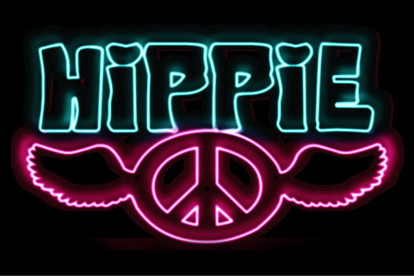 ネオン Hippie ヒッピー カウンターカルチャー アメリカ アイコン イラスト ネオンライト 電飾 Led ライト サイン Neon 看板 イルミネーション インテリア 店舗 ネオンサイン アメリカン雑貨 かわいい Relentlessvb Com