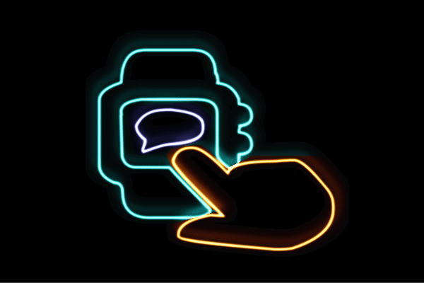 ネオン　腕時計7　時計　とけい　ウォッチ　WATCH　スポーツ　アイコン　うでどけい　ネオンライト　電飾　LED　ライト　サイン　neon　看板　イルミネーション　インテリア　店舗　ネオンサイン　アメリカン雑貨