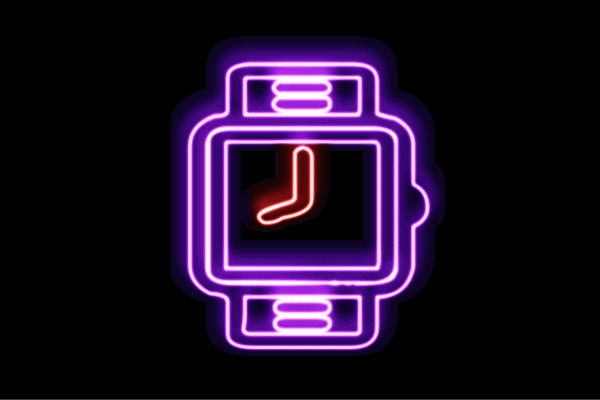 ネオン　腕時計8　時計　とけい　ウォッチ　WATCH　スポーツ　アイコン　うでどけい　ネオンライト　電飾　LED　ライト　サイン　neon　看板　イルミネーション　インテリア　店舗　ネオンサイン　アメリカン雑貨