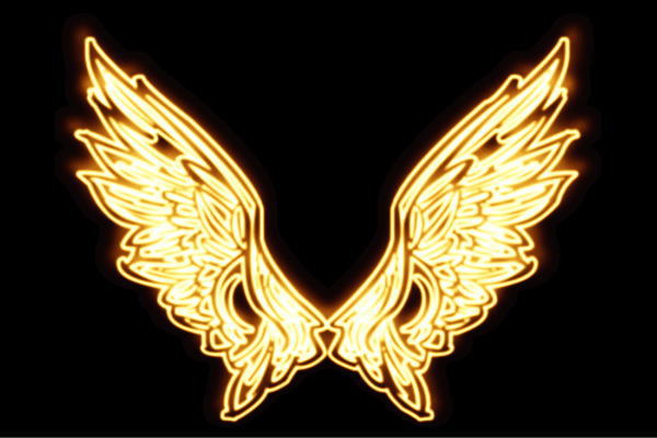 ネオン　ウイング14　羽　翼　はね　つばさ　WING　フェザー　天使　ネオンライト　電飾　LED　ライト　サイン　neon　看板　イルミネーション　インテリア　店舗　ネオンサイン　アメリカン雑貨　おしゃれ