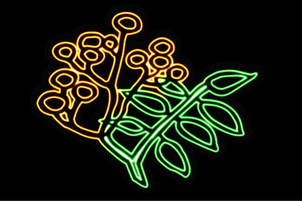 ネオン 花35 ふらわー 御花 はな ハナ FLOWER お花 ネオン点火装置 電飾 LED 点火装置 表われ neon 張り出し 照度 室内装飾 バス発着場 ネオンサイン アメリカン雑貨 今めかしい