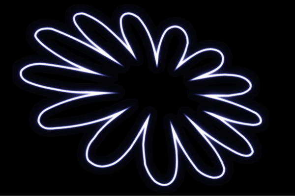 ネオン 御花27 ふらわー 花 はな ハナ FLOWER お花 ネオンともし火 電飾 LED ともし火 顕われ neon 貼り出し 照明 室内装飾 バス発着場 ネオンサイン アメリカン雑貨 今めかしい