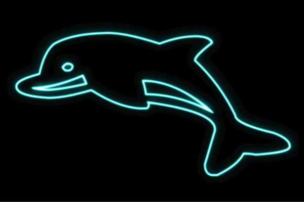 ネオン 海豚5 いるか ドルフィン 海豚 夏 海 毛の荒物 毛の荒物 ネオンともし火 電飾 LED ともし火 顕われ neon 貼り出し 照明 室内装飾 バス発着場 ネオンサイン アメリカン雑貨 今めかしい