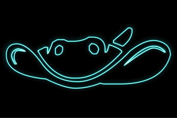 ネオン お魚26 魚 魚肉 さかな サカナ FISH 海 うみ ネオンともし火 電飾 LED ともし火 顕われ neon 貼り出し 照明 室内装飾 バス発着場 ネオンサイン アメリカン雑貨 今めかしい