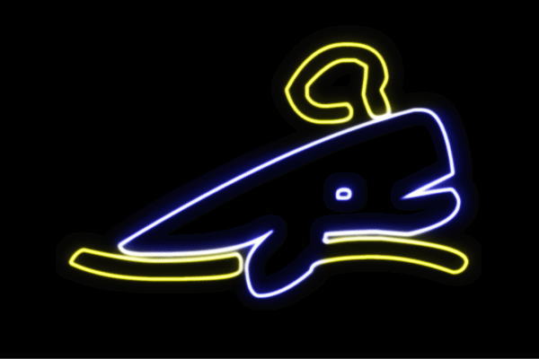 ネオン 勇魚4 くじら 鯨 whale ホエール 海 毛の荒物 毛の荒物 ネオンともし火 電飾 LED ともし火 顕われ neon 貼り出し 照明 室内装飾 バス発着場 ネオンサイン アメリカン雑貨 今めかしい