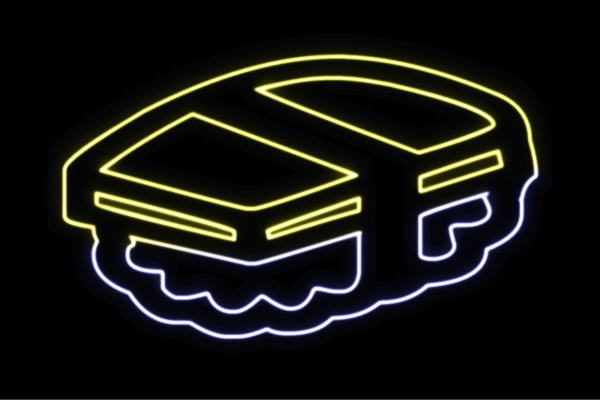 ネオン　たまごタマゴ　玉子　お寿司　寿司　おすし　すし　鮨　スシ　握り　ネオンライト　電飾　LED　ライト　サイン　neon　看板　イルミネーション　インテリア　店舗　ネオンサイン　アメリカン雑貨