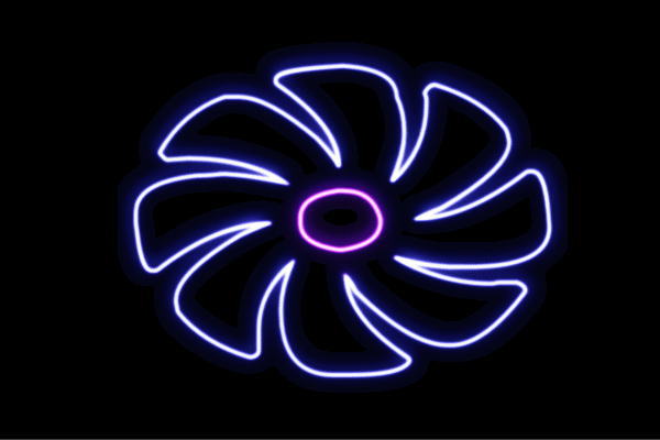 即納 最大半額 ネオン プロペラ 4 ファン 換気扇 ぷろぺら イラスト アイコン ネオンライト 電飾 Led ライト サイン Neon 看板 イルミネーション インテリア 店舗 ネオンサイン アメリカン雑貨 おしゃれ