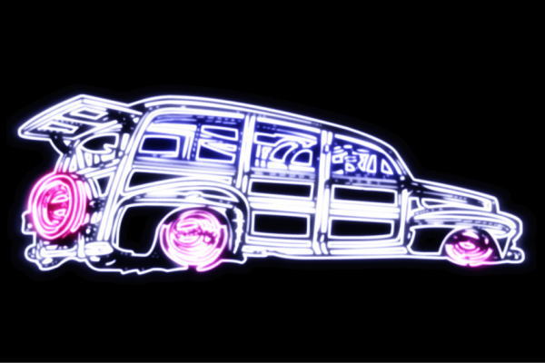 超激安 ネオン 車 5 くるま クルマ カー Car 自動車 ディーラー カスタム ネオンライト 電飾 Led ライト サイン Neon 看板 イルミネーション インテリア 店舗 ネオンサイン アメリカン雑貨 かっこいい