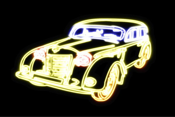 ネオン 車 42 くるま クルマ カー Car 自動車 ディーラー アメ車 外車 ネオンライト 電飾 Led ライト サイン Neon 看板 イルミネーション インテリア 店舗 ネオンサイン アメリカン雑貨 Malibu Auto Pl