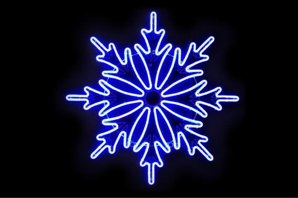 ネオン　イルミネーション　スノーギャラクシー雪　結晶　スノー　フレーク　クリスタル　LED　ネオンライト　ライト　サイン　neon　電飾　装飾　飾り　ネオンサイン　電飾看板　看板　モチーフ　クリスマス