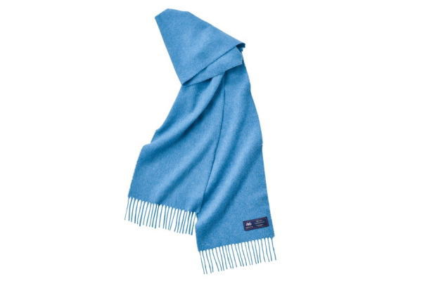 楽天市場】【送料無料】 英国製 MOON ムーン マフラーウォームスブルー