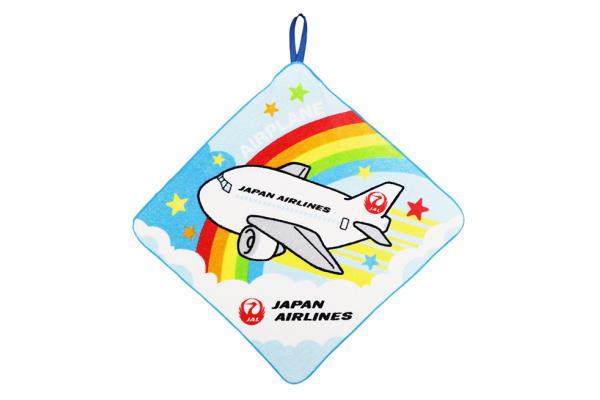 楽天市場 送料無料 Jal ループタオル 大空へ 日本航空 飛行機 ひこうき ジャル 乗り物 ループ付き ハンカチ タオル たおる キッズ 子供 幼稚園 グッズ かわいい ａｏｉデパート