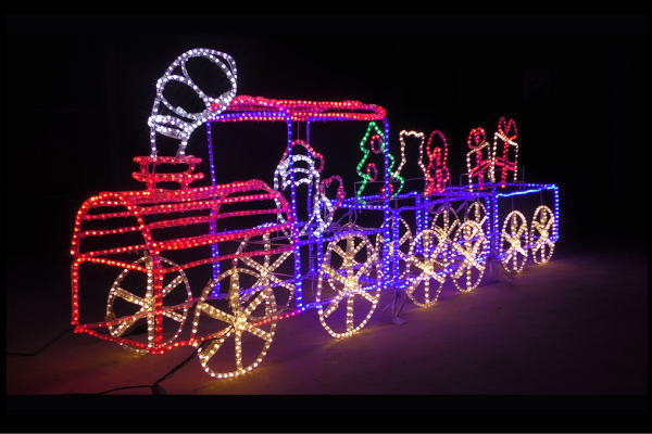 楽天市場】【展示品】【大型商品】クリスマス列車 3車 LED