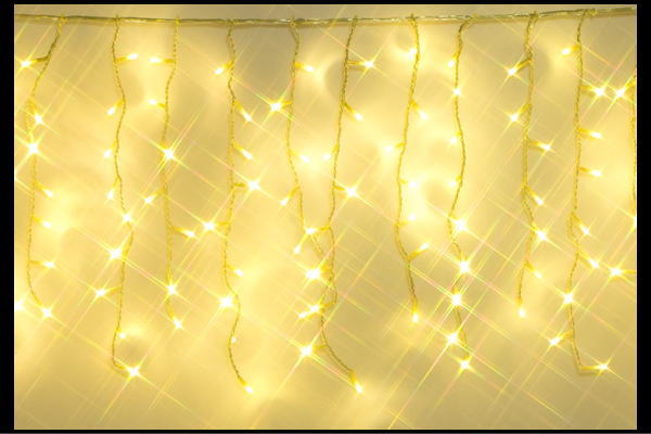 イルミネーション つららライトシャンパンゴールド 448球 LED クリアコード 冬 簡単 工事 プロ 電飾 装飾 クリスマス 輝き 美しい イルミ つらら ツララ ライト|AOIデパート