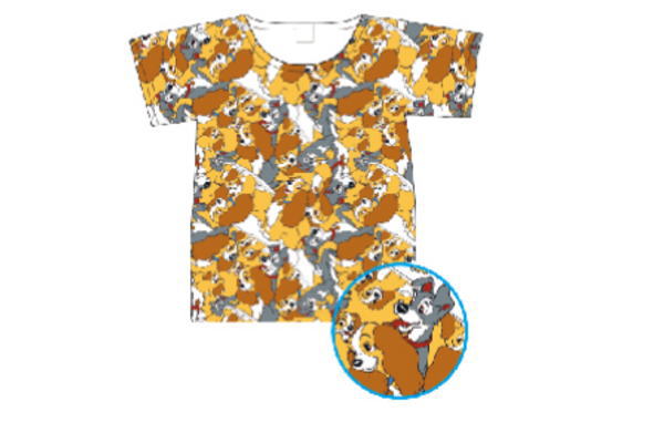 楽天市場 ディズニーキャラクター Tシャツ 110 ぎっしり わんわん物語 ディズニー 映画 アニメ シャツ ティーシャツ 服 衣服 キッズ 子供 ファッション グッズ かわいい ａｏｉデパート