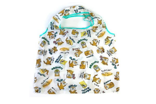 楽天市場 Lineスタンプ 可愛い嘘のカワウソ エコバッグ 総柄 かわうそ 動物 アニマル ライン Line アプリ スタンプ バッグ 鞄 カバン かばん エコ 買い物 マイショッパー 袋 雑貨 グッズ かわいい