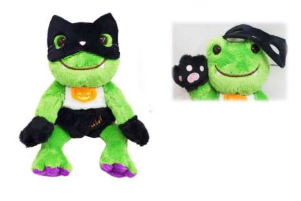 楽天市場 かえるのピクルス ハロウィンビーンドール 黒猫マスク 絵本 キャラクター ピクルス ぴくるす かえる カエル Pickles The Frog ぬいぐるみ マスコット 人形 ドール インテリア 雑貨 グッズ かわいい ａｏｉ