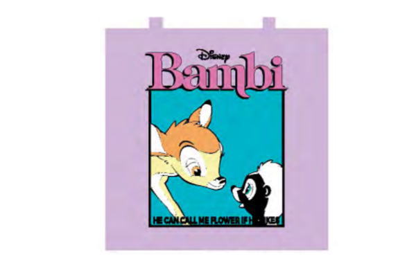楽天市場 ディズニーキャラクター カラートート パープル フレンズ バンビ ディズニー 映画 アニメ かばん カバン 鞄 バッグ トートバッグ トート 買い物 お出かけ 雑貨 グッズ かわいい ａｏｉデパート
