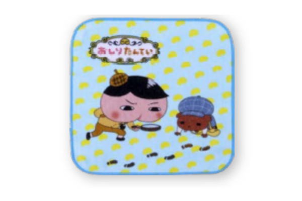 楽天市場 おしりたんてい プチタオル ブルー 青 ついせき 探偵 アニメ 児童書 絵本 テレビ Eテレ タオル たおる ハンドタオル ハンカチ ミニタオル 雑貨 グッズ かわいい ａｏｉデパート