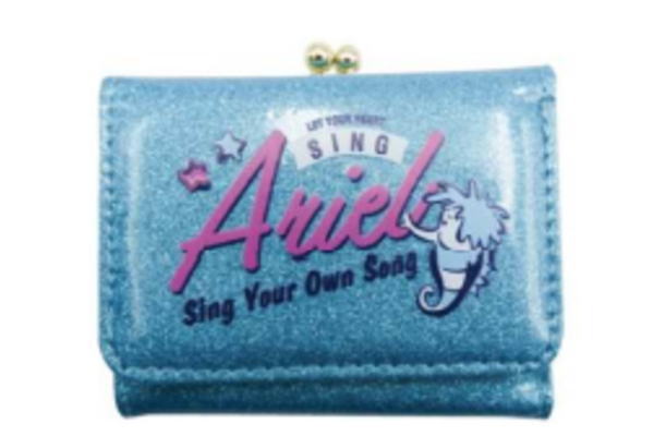 楽天市場 ディズニープリンセス コンパクト財布 ブルー 青 ポップ アリエル リトルマーメイド 姫 プリンセス ディズニー 映画 アニメ ミニウォレット 財布 サイフ 小銭入れ コインケース 雑貨 グッズ かわいい