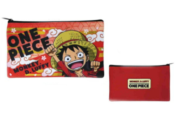 ワンピース One Piece フラットポーチ レッド 学校 ケース ポーチ サンジ 整理 カフェオレ 映画 勉強 漫画 小物入れ アニメ 収納 雑貨 ゾロ 文房具 いちご 赤 ルフィ 海賊 ランキングtop5 56 割引 Vinomare At
