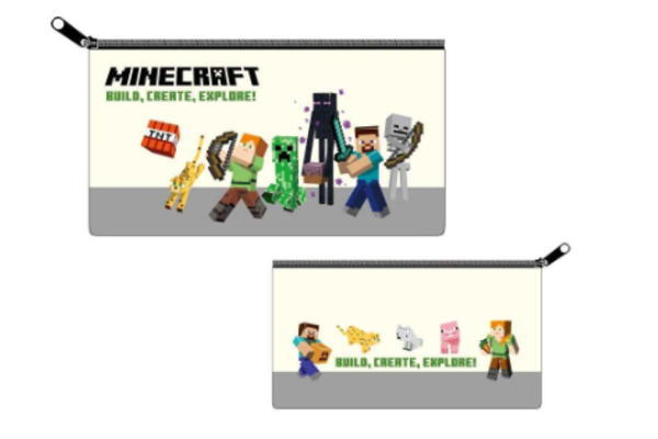 楽天市場 Minecraft マインクラフト フラットポーチ 集合 マイクラ ブロック ゲーム ビデオゲーム ケース ポーチ 小物入れ メイク 化粧 ペンケース 文房具 筆箱 ふでばこ 雑貨 グッズ かわいい ａｏｉデパート