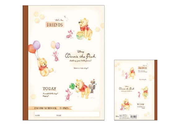 楽天市場 日本製 ディズニーキャラクター 英習帳ノート B5 おはなし くまのプーさん プーさん プー ディズニー 映画 アニメ English イングリッシュ 英語 英語ノート ノート 文房具 雑貨 グッズ かわいい