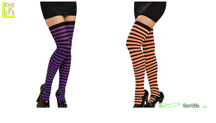 楽天市場】コスプレ 仮装 ブラック＆パープルストライプタイツ 大人用