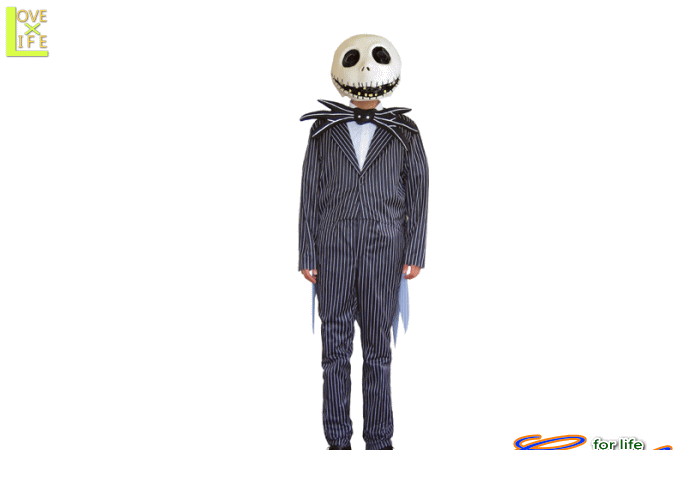 ジャック・スケリントン　ナイトメア　仮装　ハロウィン　コスチューム　XL メンズ pw-94454-99.jpg