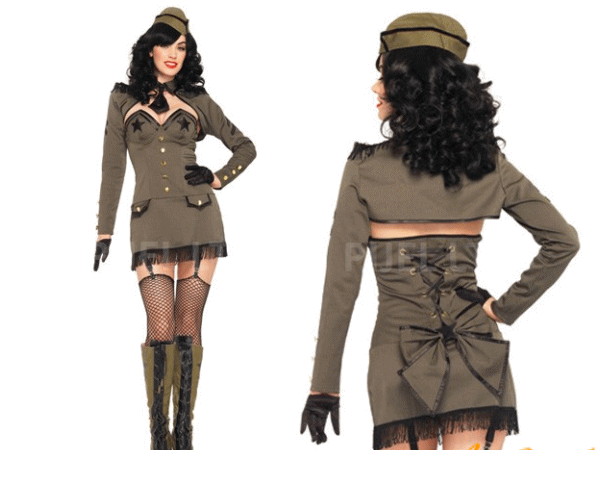 レディ　83P955　LEG AVENUE　ピンナップアーミーガール Army Girlレッグアベニュー　アメリカ　ブランド　パーティ　本場のコスプレブランド レッグアベニューコレクション AOIコレクションのコス♪コスプレ　衣装　コスチューム