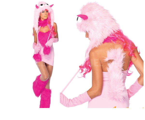 レディ 85P152 LEG AVENUE ピンクパフモンスター Pink Puff Monsterレッグアベニュー アメリカ ブランド パーティ 本場のコスプレブランド レッグアベニューコレクション AOIコレクションのコス♪コスプレ 衣装 コスチューム