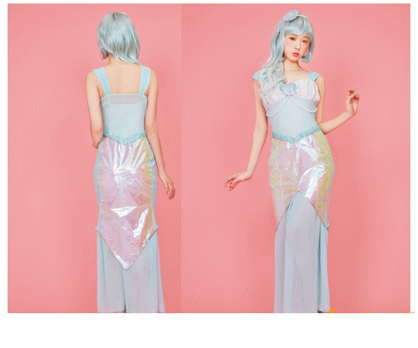 レディ　852(C)896　LLL　人魚姫 Mermaid PrincessLunatic Lemony Lollipop　AMO　ブランド　パーティ　AMOプロデュースのコスチュームブランド AOIコレクションのコス♪コスプレ　衣装　仮装　コスチューム　大