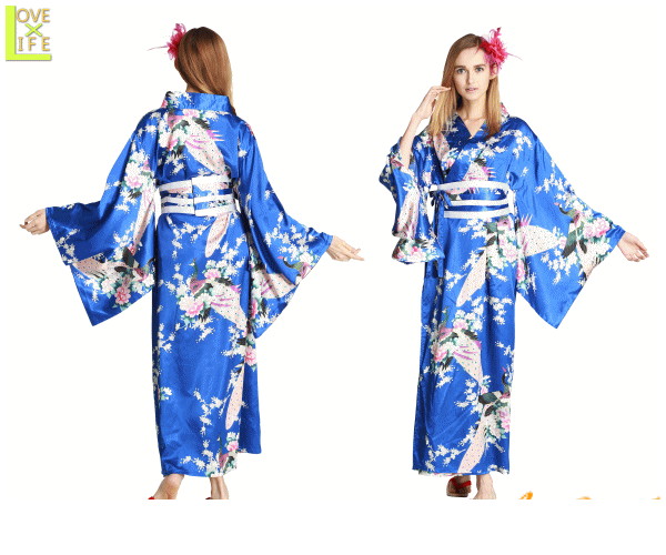レディ TOKYOWISH Empress Royal Blue東京 着物 和服 和柄 Halloween 仮装 衣装 コスプレ コスチューム ハロウィン パーティ イベント かわいい 今年のハロウィンはかわいいコスチュームでかっこよく目立ちましょう