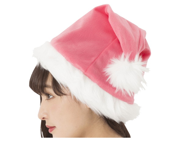 673【星付帽子★ピンク鼻】廃盤ロッキングサンタ♡クリスマス／SWAROVSKI えなこちゃん着用》 コスプレ クリスマス シェリヴェール ロゼパール