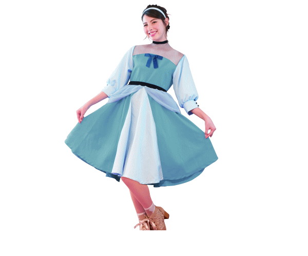 レディ　シンデレラプリンセス　クラシックワンピース　ディズニー　Disney　ハロウィン　コスプレ　コスチューム　衣装　仮装　集団仮装　かわいい