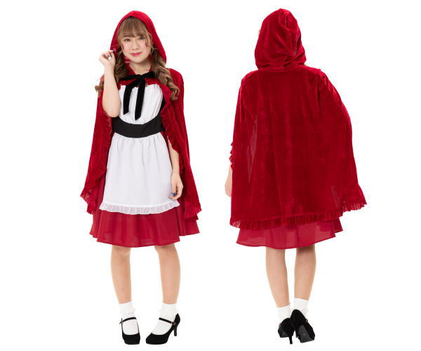 楽天市場】ローズケープガール 赤ずきん 童話 ワンダーランド 赤マント