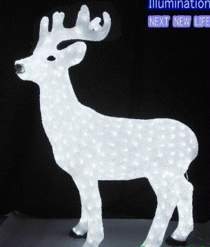LED照度 LED 水晶 照明ランプ馴鹿【LED】【２０ 】【貨物輸送無料】【クリスマス】【照度】【電飾】【主題】【大人気】