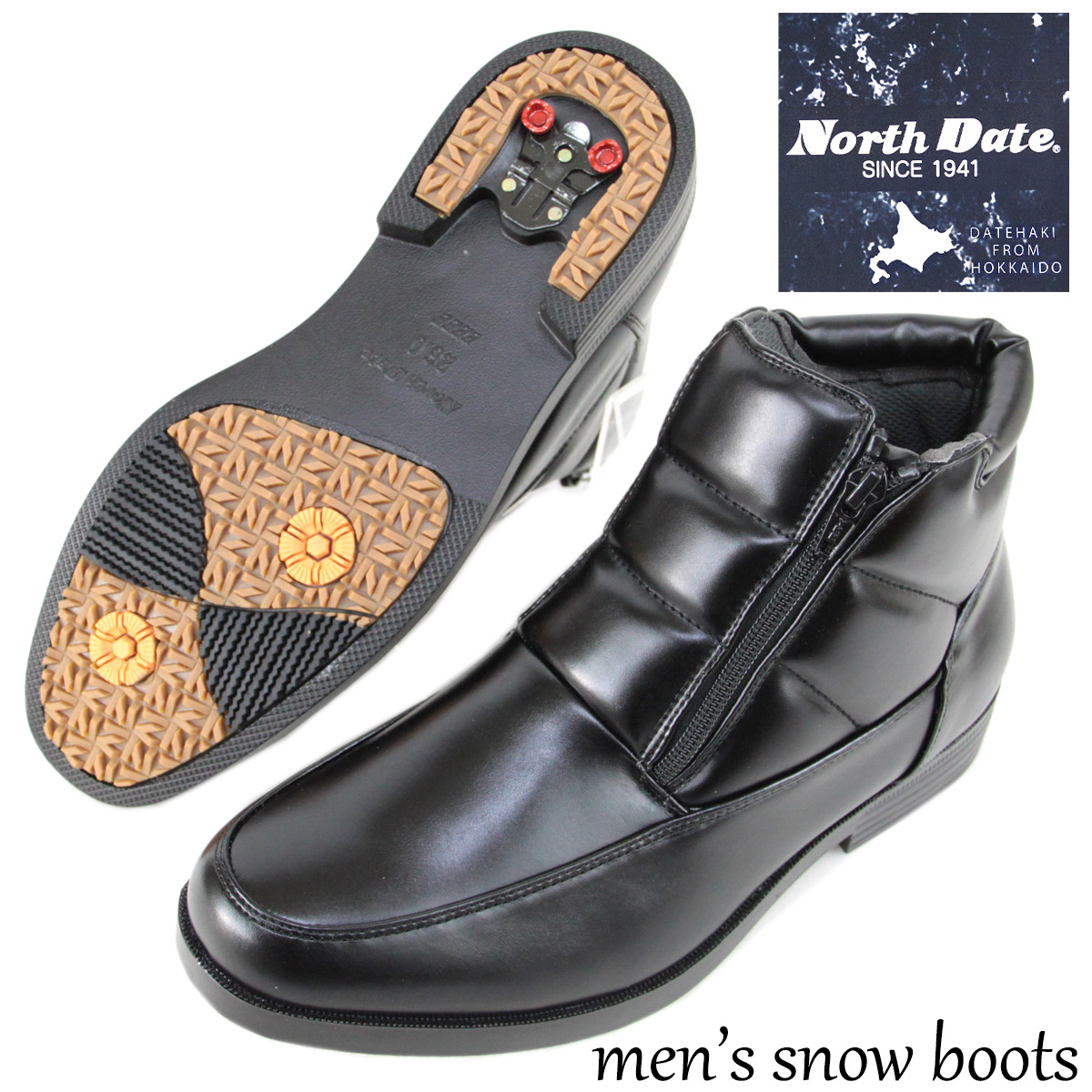 楽天市場】ノースデイト North Date スノーブーツ 5552 BLACK ビジネス