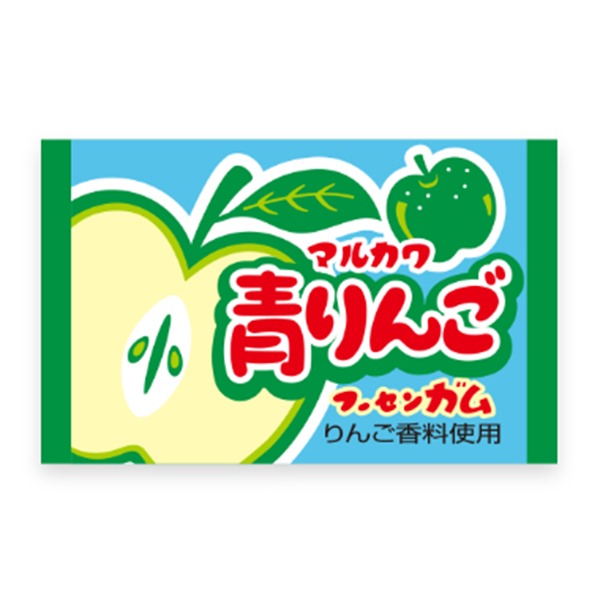 楽天市場 丸川製菓 青りんごガム ６０入 駄菓子 通販 おやつ 子供会 景品 お祭り くじ引き 縁日 駄菓子 イベント用品 あおい玩具