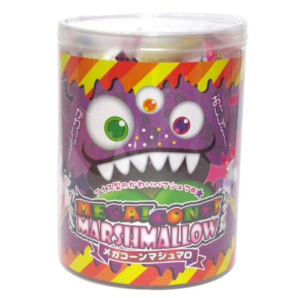 楽天市場】やおきん メガコーンマシュマロ 200g （約36～40個装