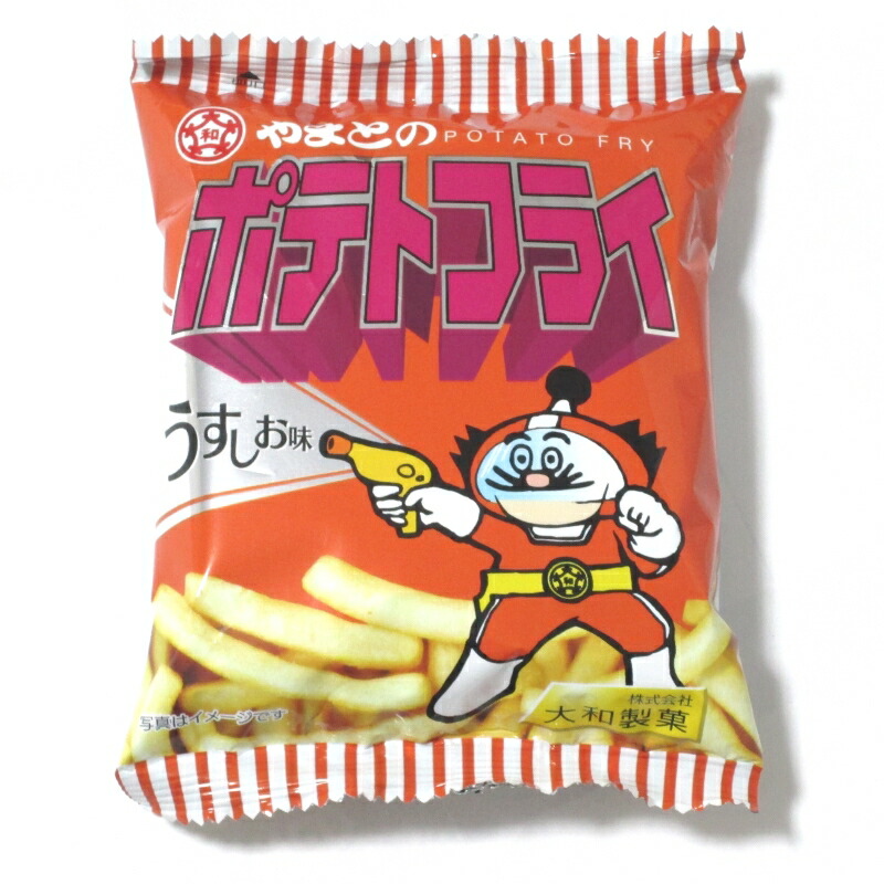 楽天市場】大和製菓 ポテトフライ うすしお味 8g×30入 (駄菓子