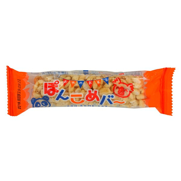 楽天市場】【家田製菓】ぽんこめバー（30本入） : 駄菓子ワールド