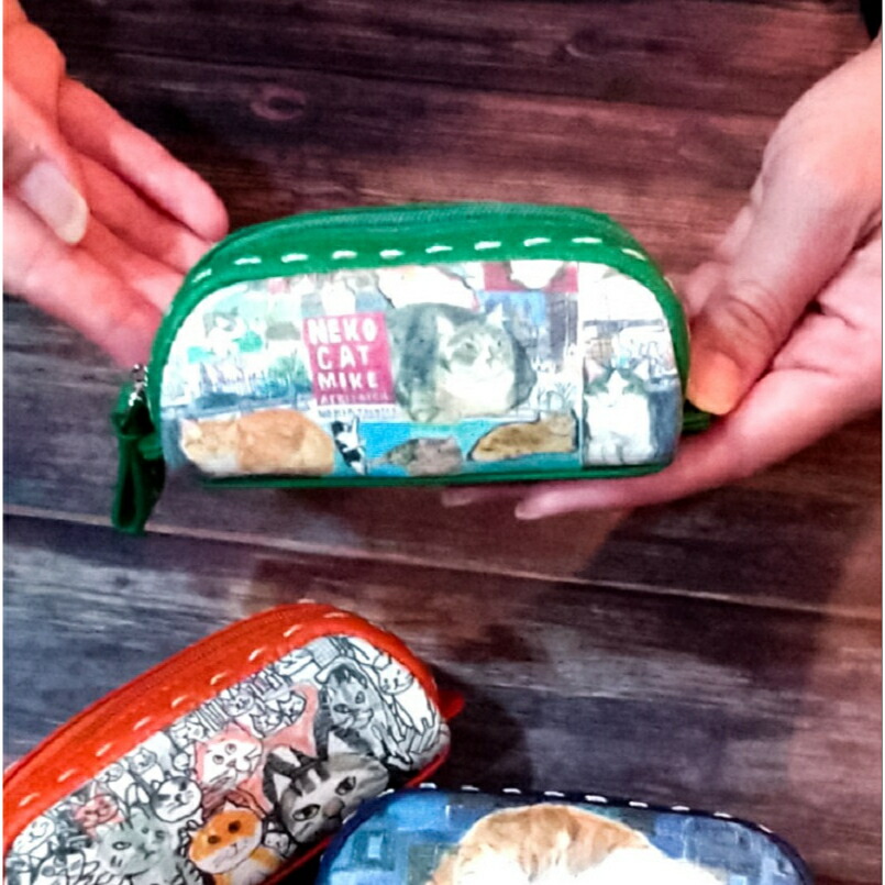 8周年記念イベントが マンハッタナーズ キーケース Manhattaner S ピッグパース グリーン レディース 本革 革 猫 猫柄 猫好き ネコ ねこ 女性 おしゃれ かわいい ブランド プレゼント Gotraducoes Com Br