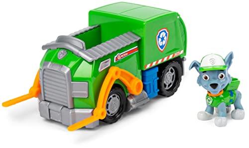 【並行輸入品】 パウパトロール ロッキーのリサイクルトラックビークル コレクションフィギュア付き 3歳以上の子供向け